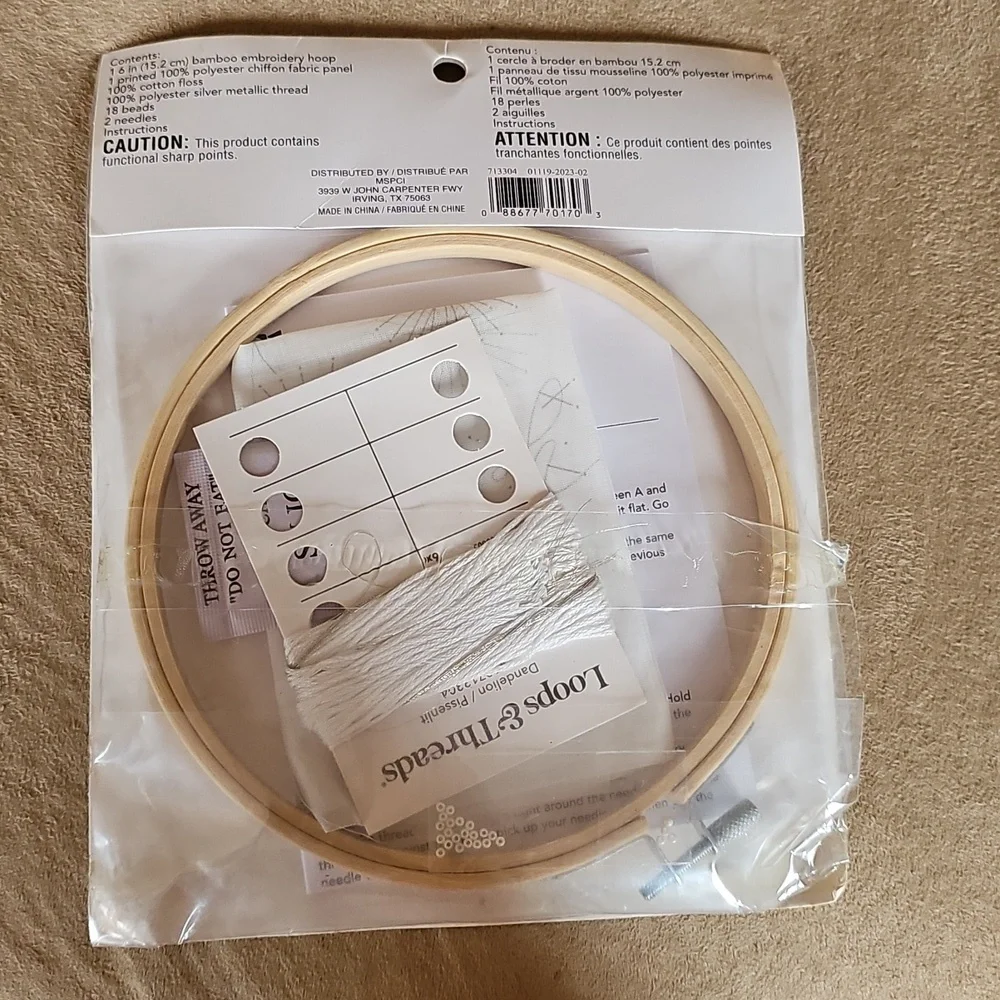Loops & Threads Embroidery Kit - Picture 2 of 6